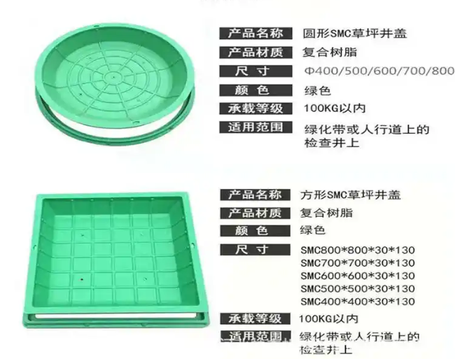 香格里拉树脂复合种植井盖展示